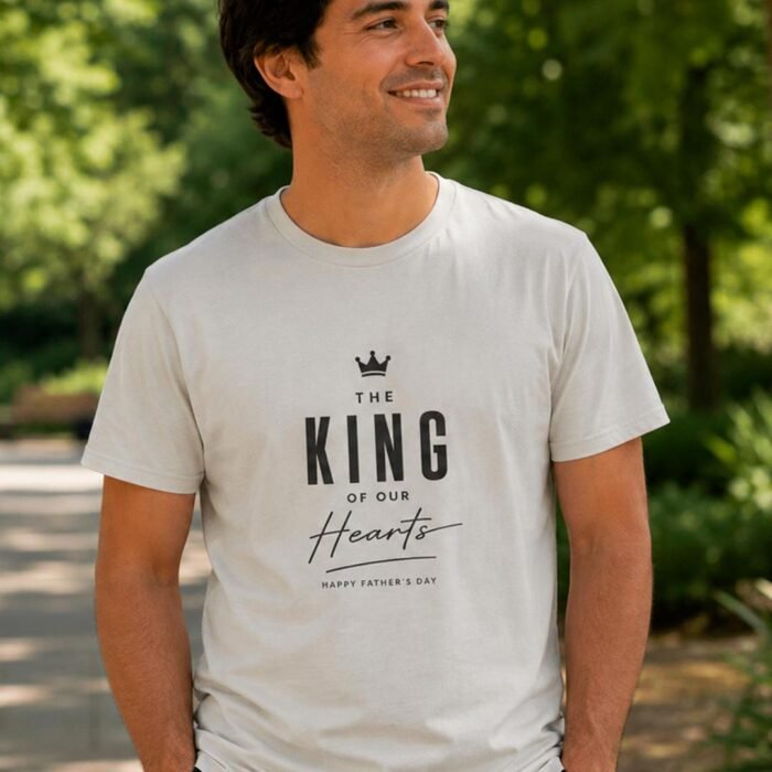 The King of Our Hearts T‑Shirt — Faith & Family Christian Tee